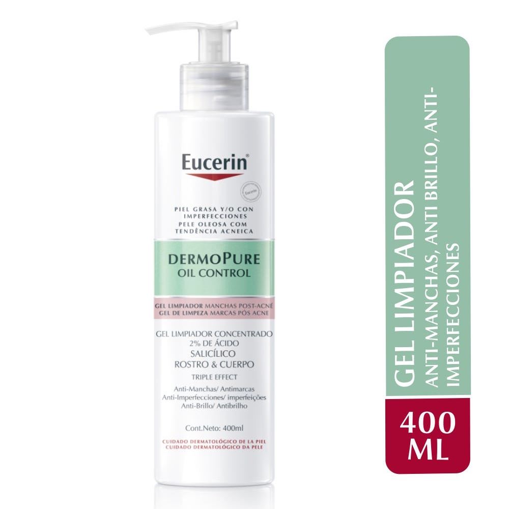 Eucerin Dermopure Gel Limpiador Concentrado Triple Effect - Frasco 400 ML